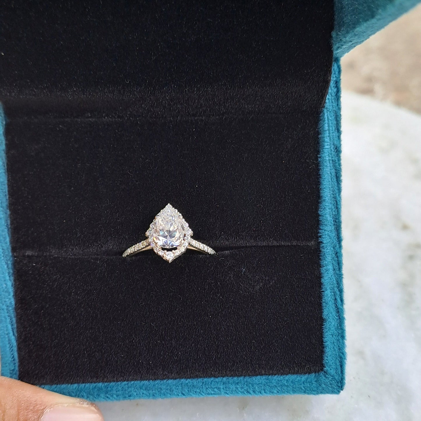 Moissanite Diamond Ring