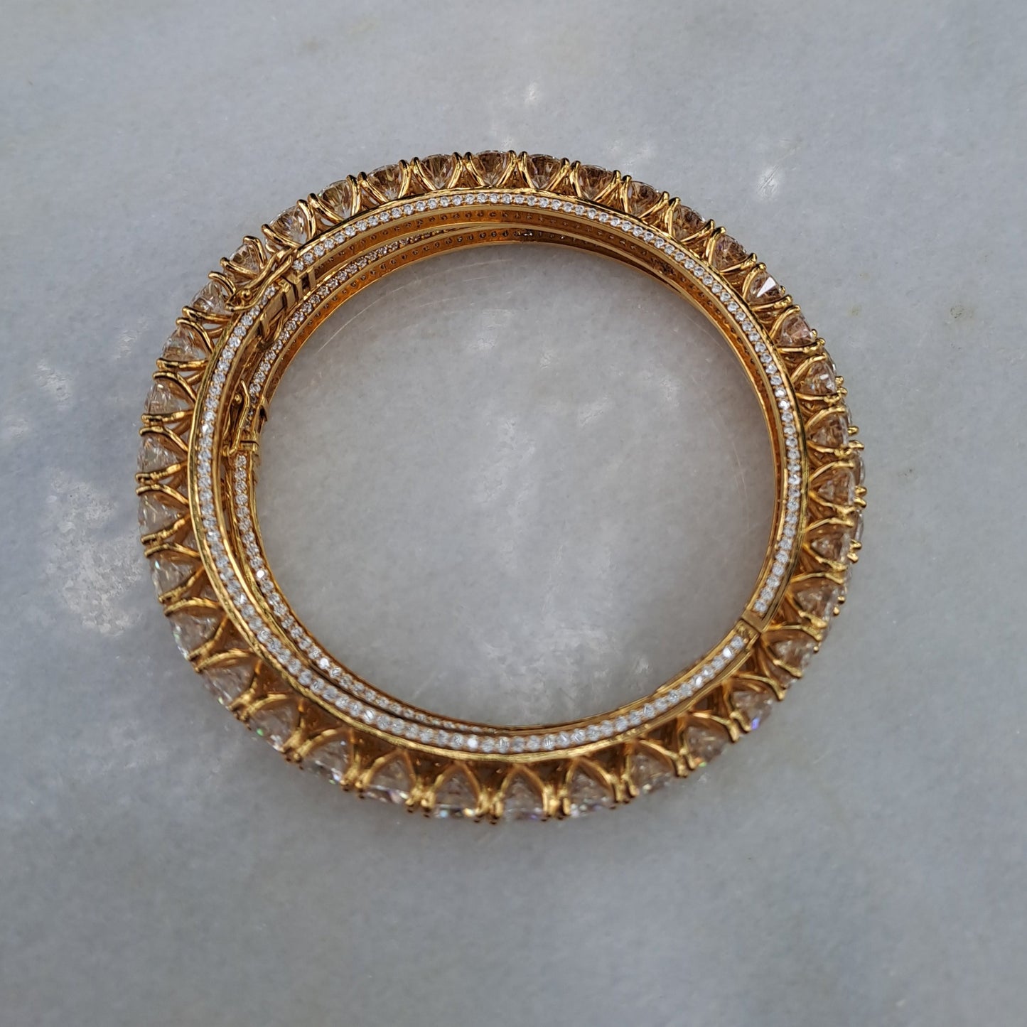Tennis Bangle Moissanite Diamond