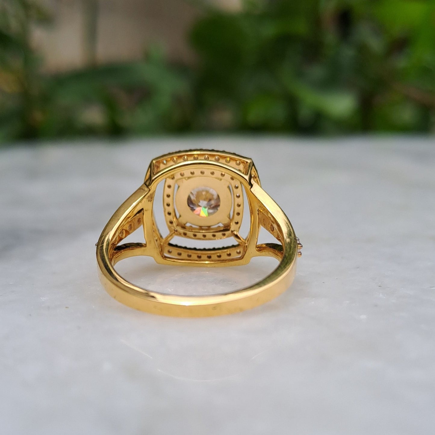 Moissanite Diamond Ring