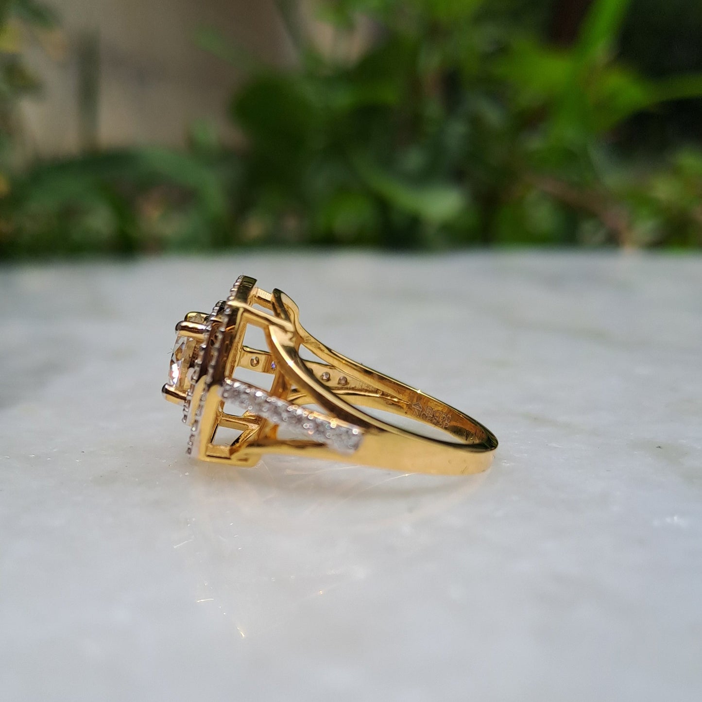 Moissanite Diamond Ring