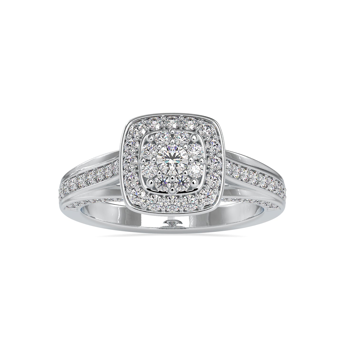 Moissanite Earrings in gold and sterling silver 925
