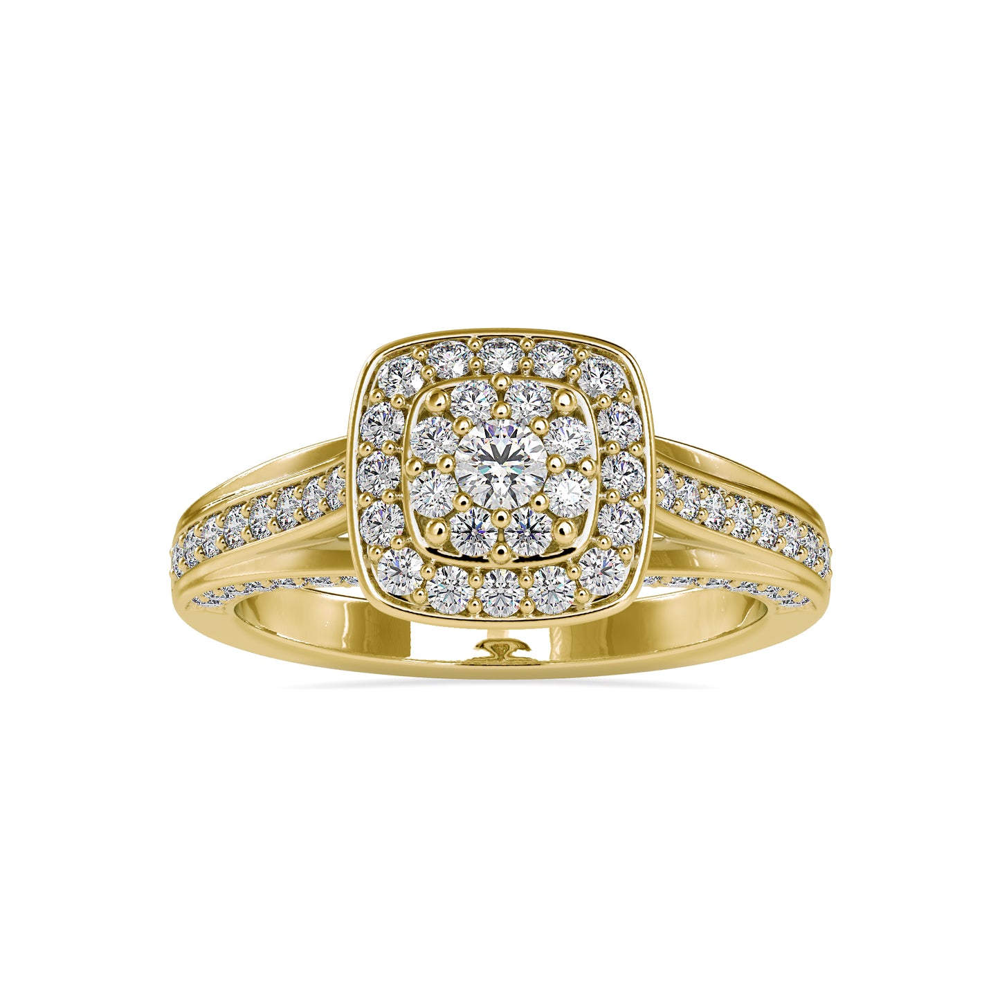 Moissanite Earrings in gold and sterling silver 925