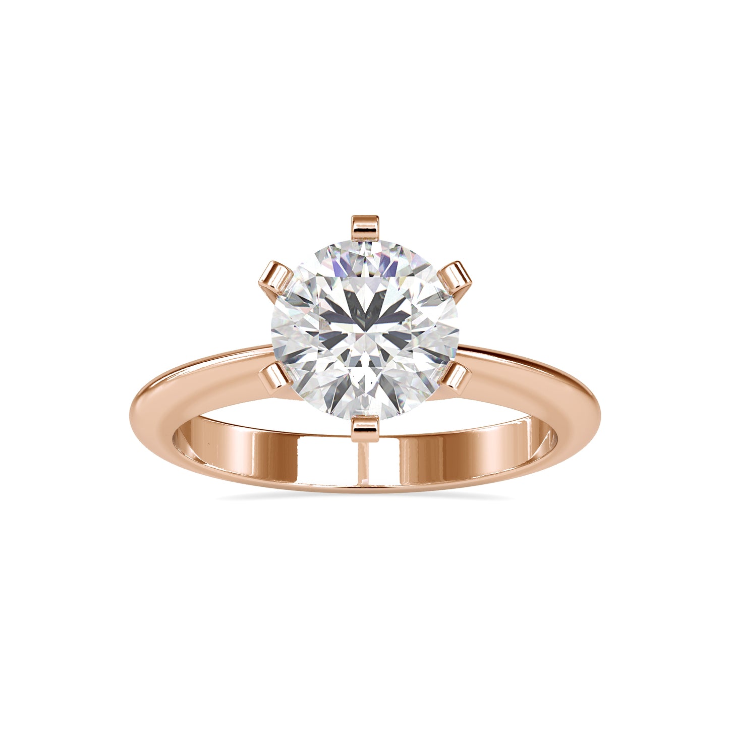 The Stella Ring Moissanite diamond Solitaire Ring - 1.99 Ct