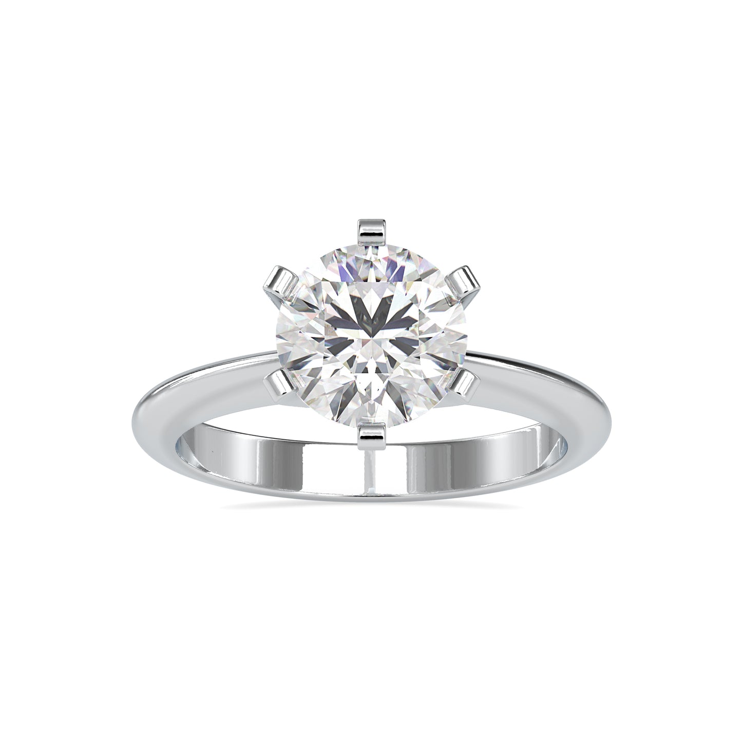 The Stella Ring Moissanite diamond Solitaire Ring - 1.99 Ct