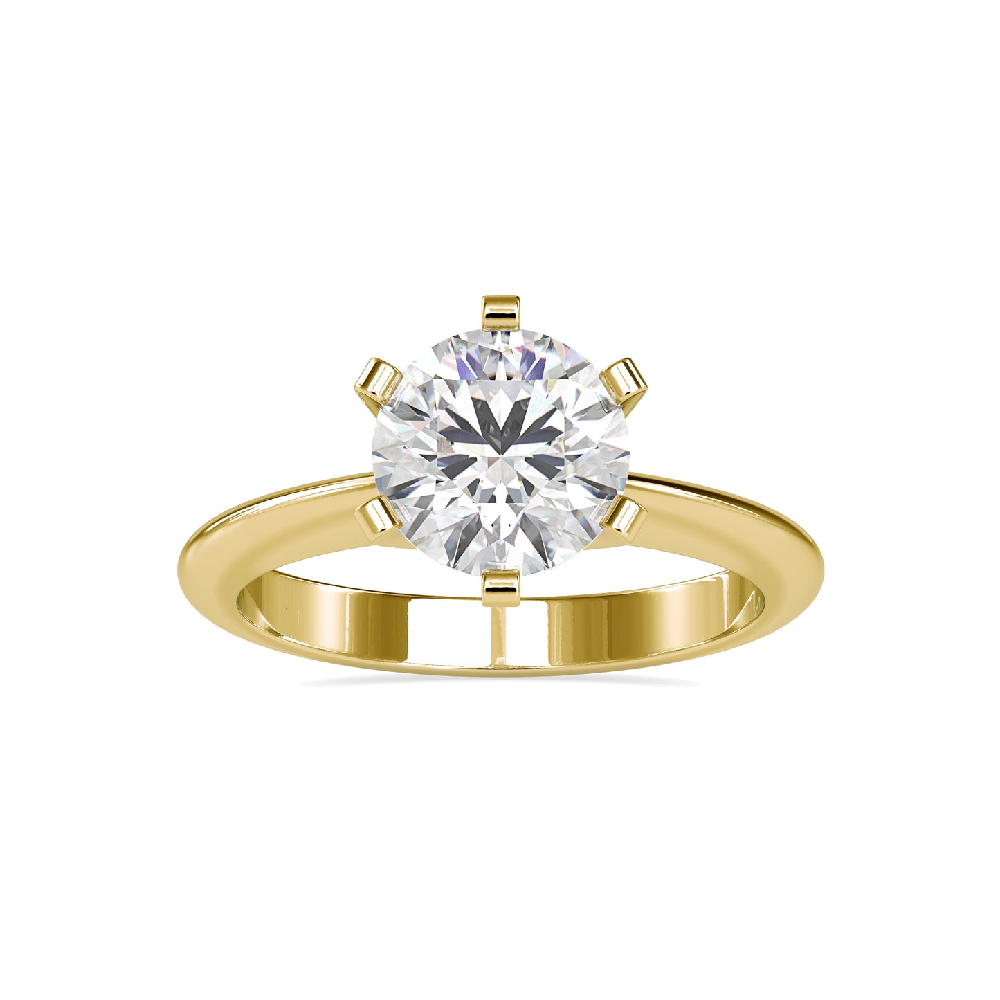 The Stella Ring Moissanite diamond Solitaire Ring - 1.99 Ct
