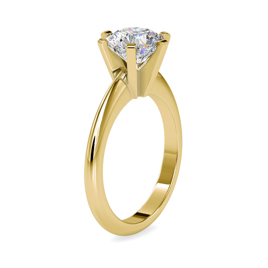 The Stella Ring Moissanite diamond Solitaire Ring - 1.99 Ct