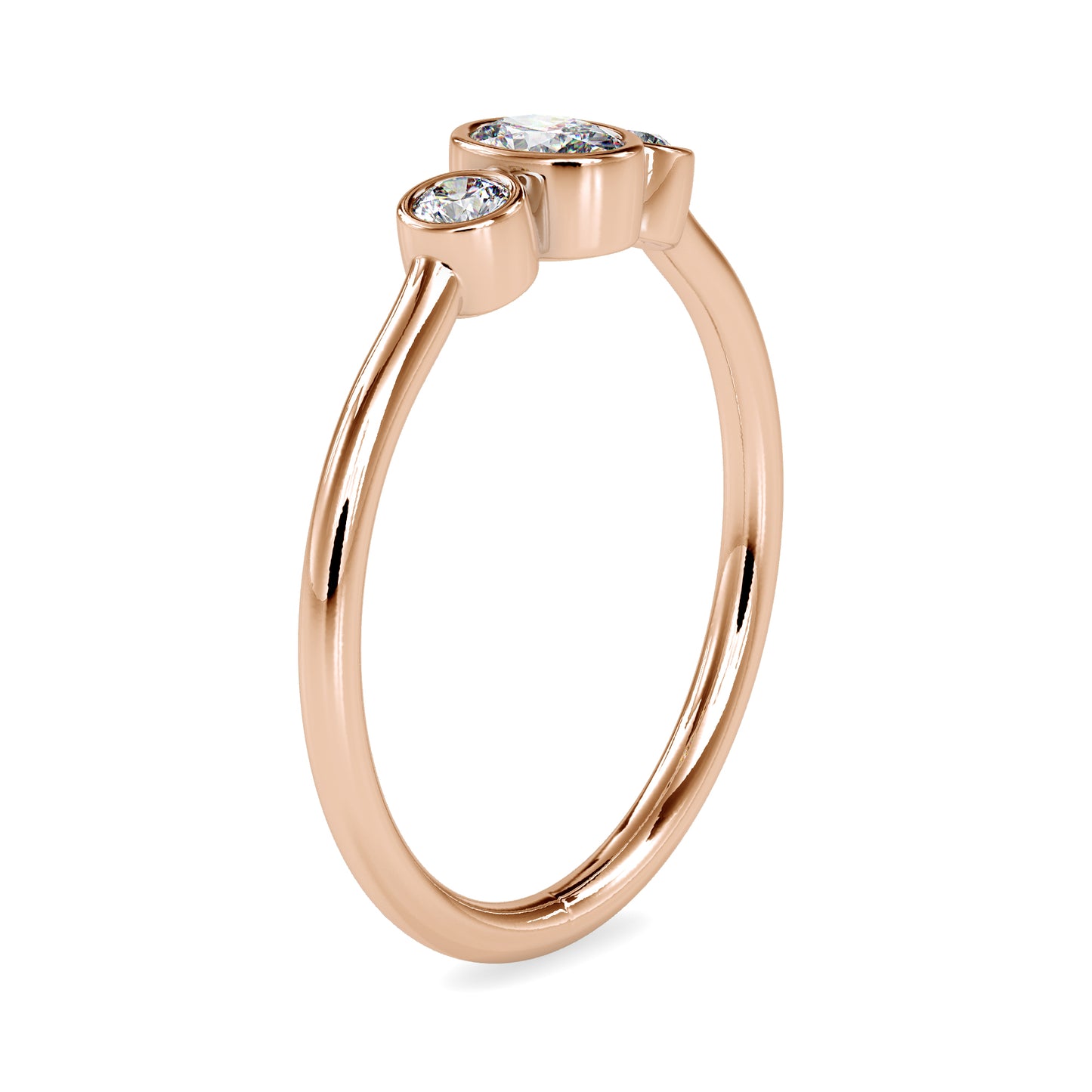 The Blake Ring Moissanite diamond Stackable Ring - 0.26 Ct