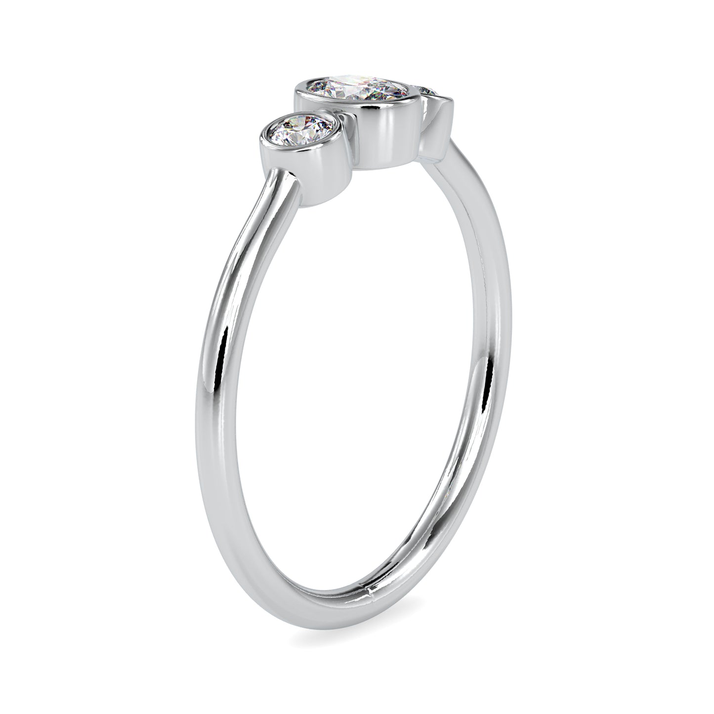 The Blake Ring Moissanite diamond Stackable Ring - 0.26 Ct