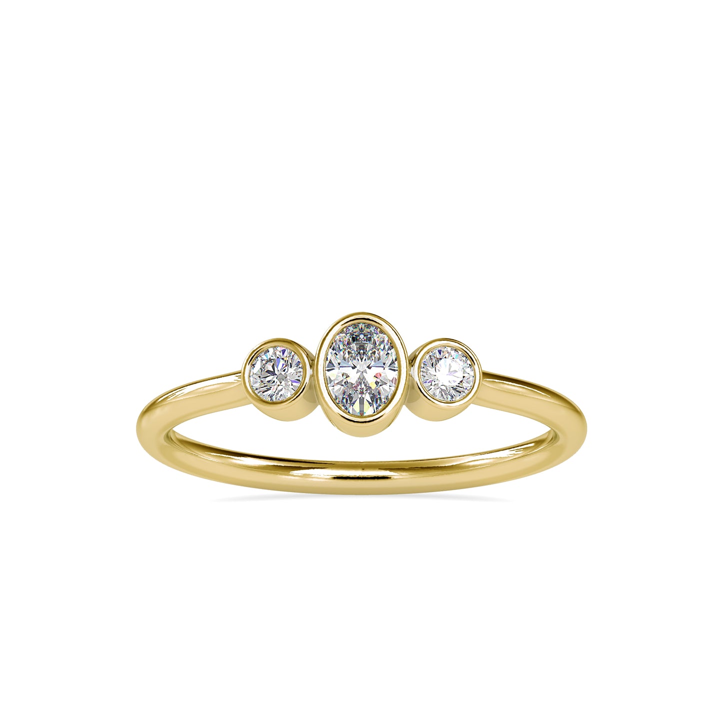 The Blake Ring Moissanite diamond Stackable Ring - 0.26 Ct