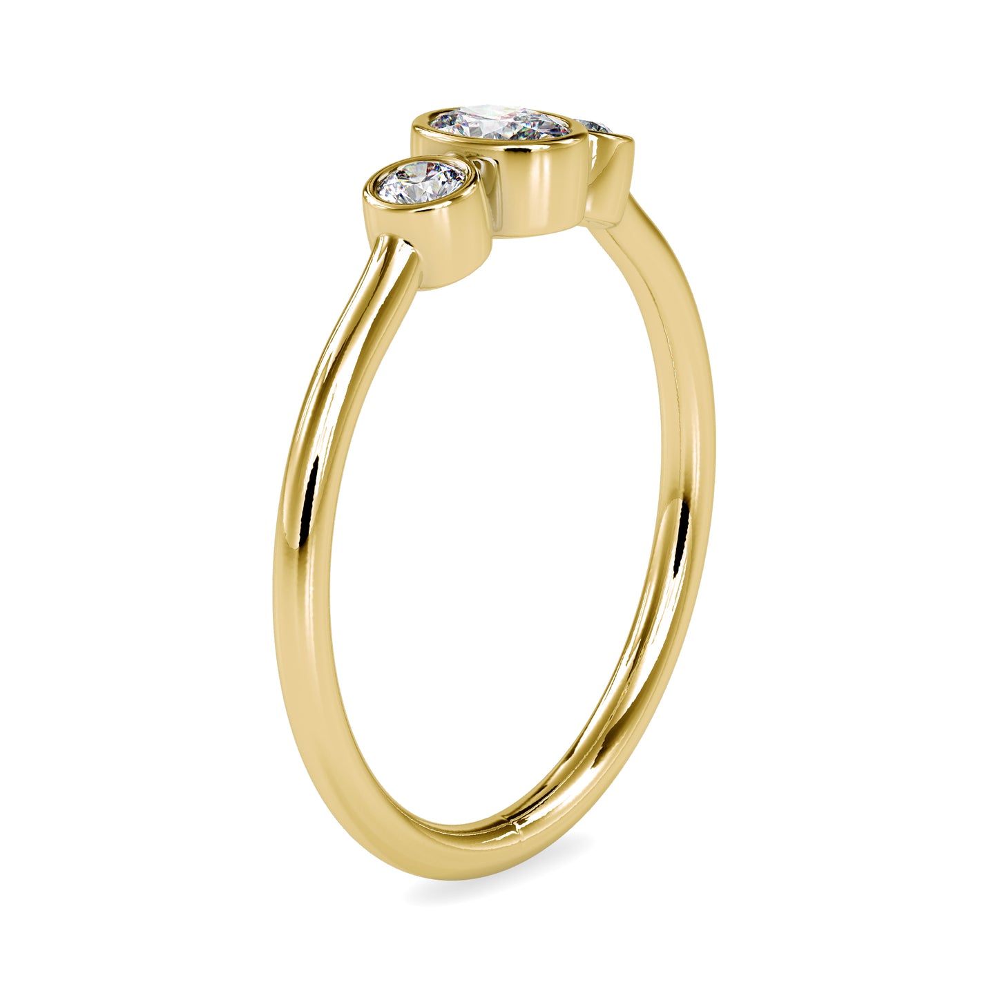 The Blake Ring Moissanite diamond Stackable Ring - 0.26 Ct