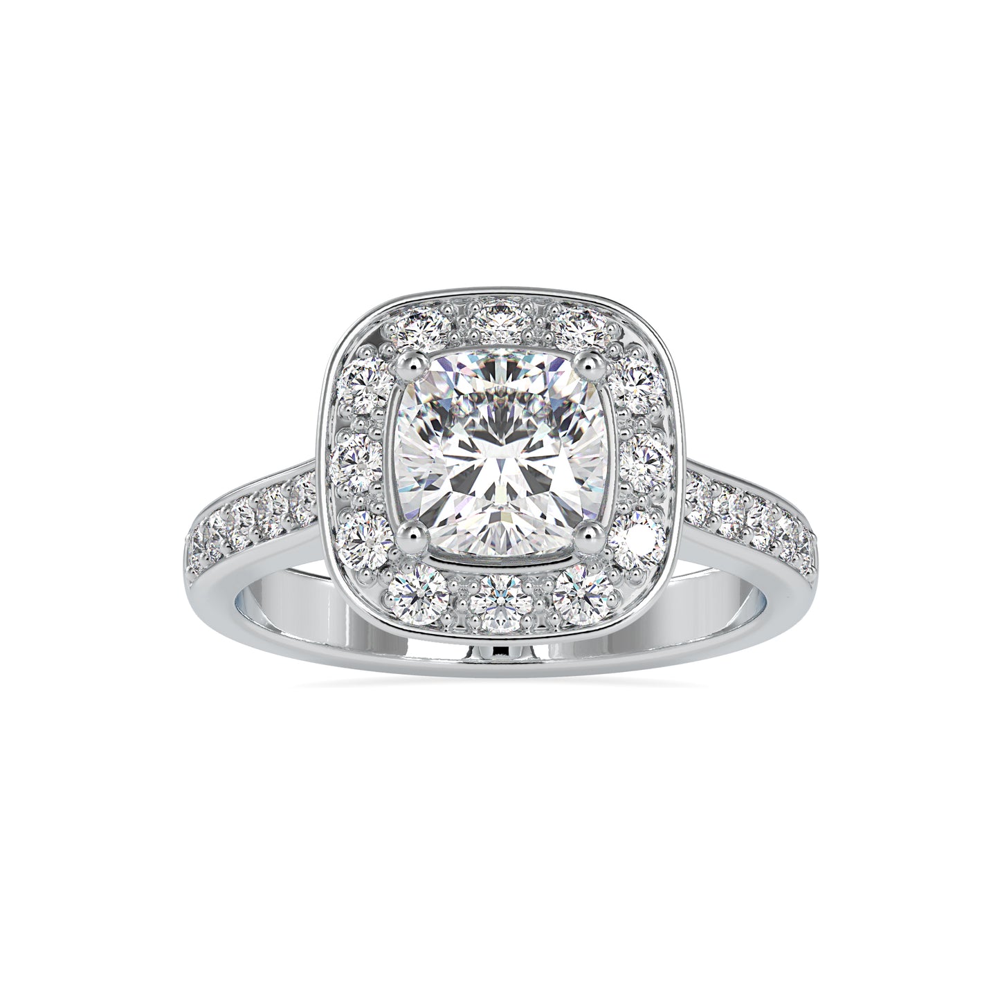 The Fabia Ring Moissanite Diamond