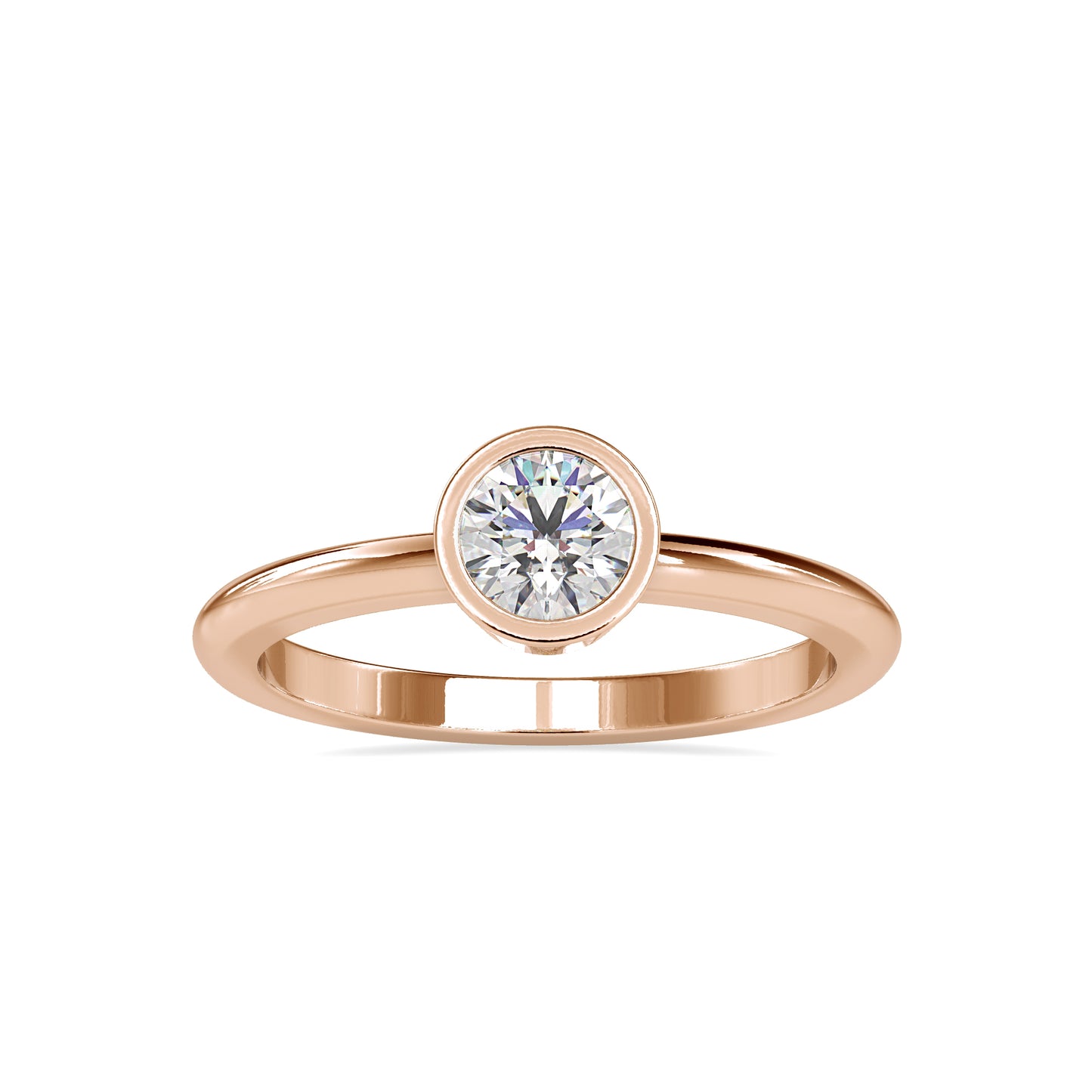 The Gretta Ring Moissanite diamond