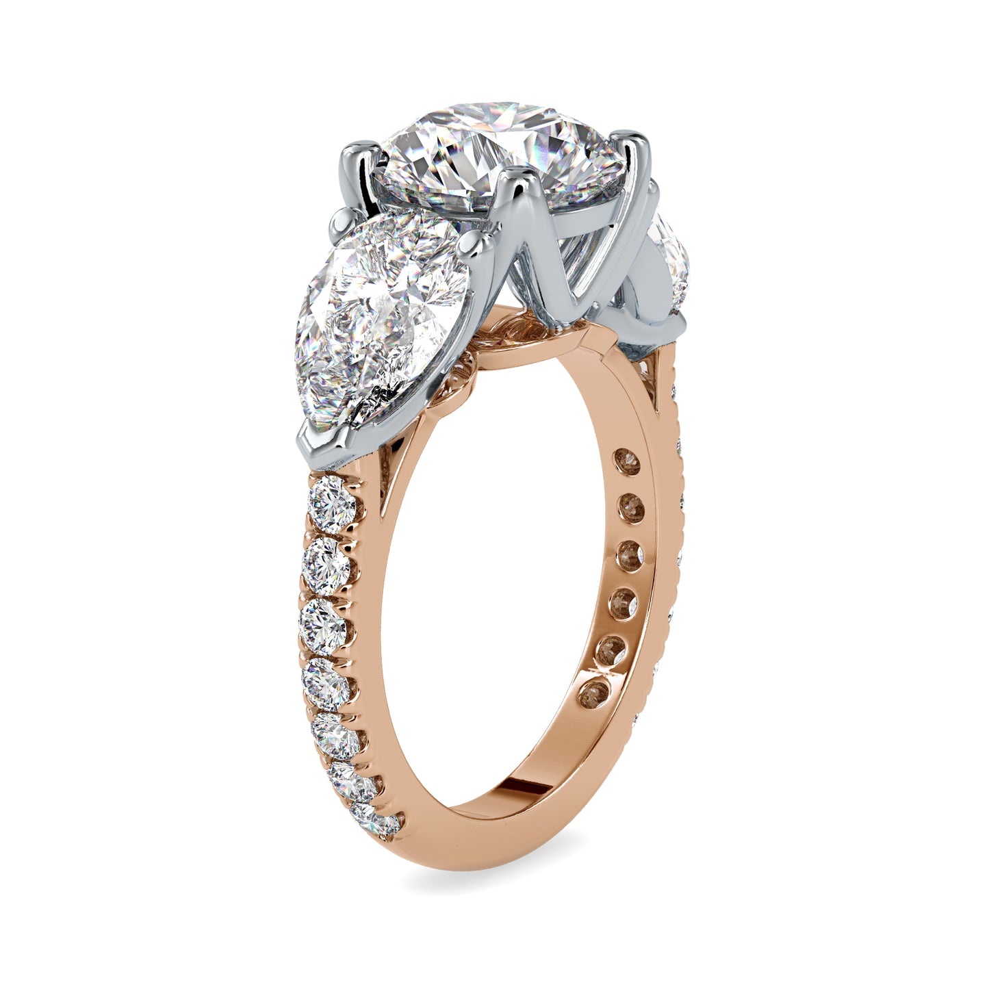 The Aurora Ring Moissanite diamond - Vai Ra