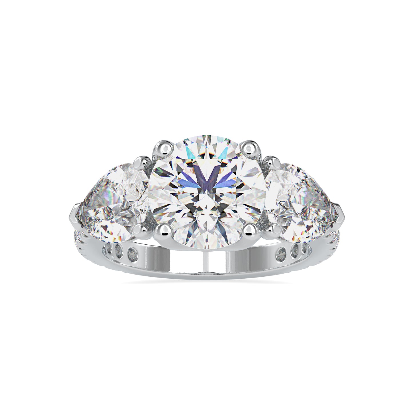 The Aurora Ring Moissanite diamond - Vai Ra
