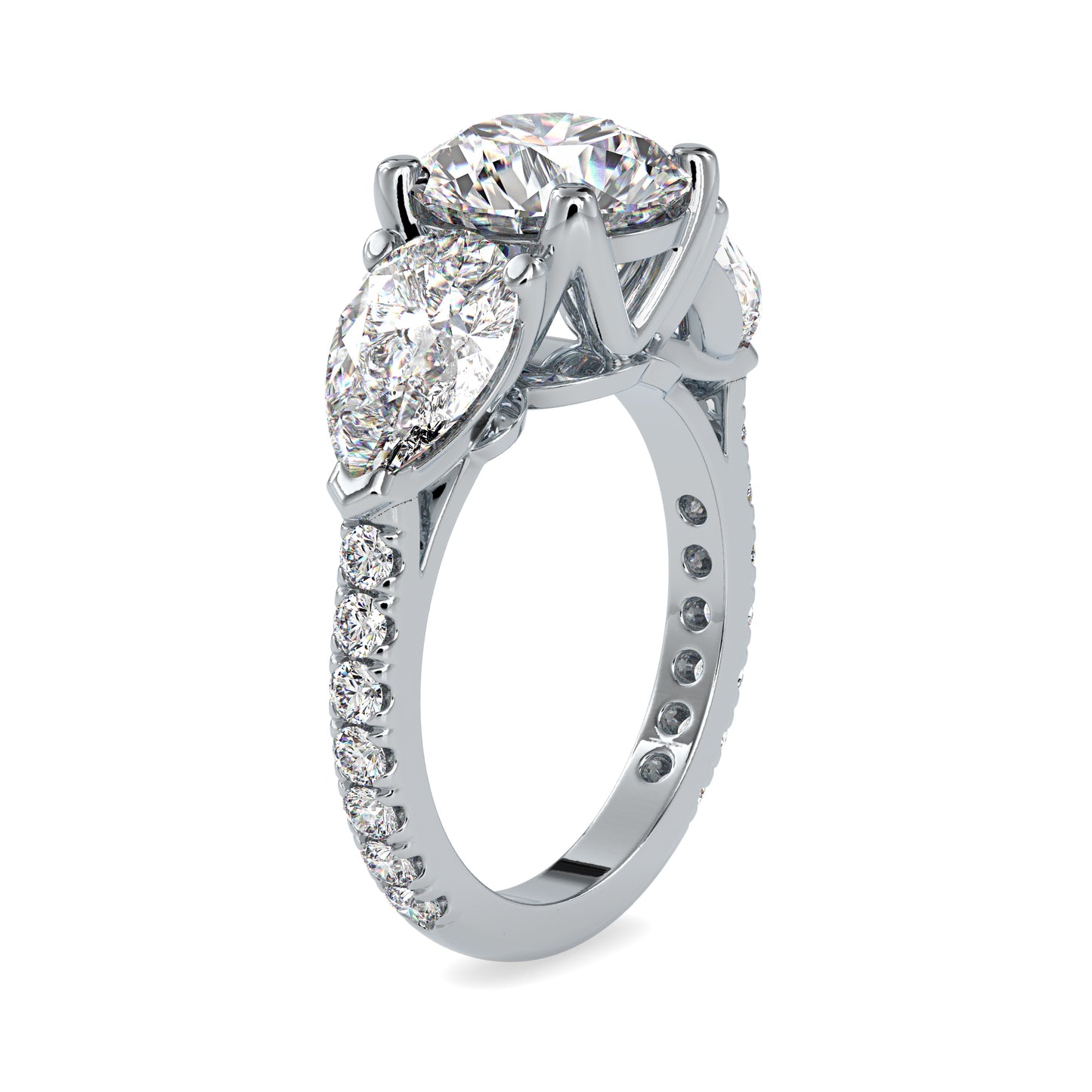 The Aurora Ring Moissanite diamond - Vai Ra