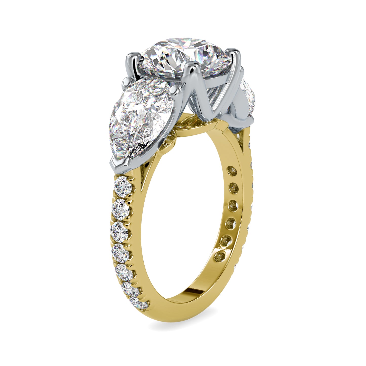 The Aurora Ring Moissanite diamond - Vai Ra