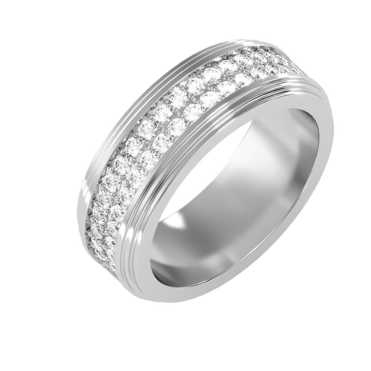 Moissanite Men Ring - 1.09 Ct - 112021MR14