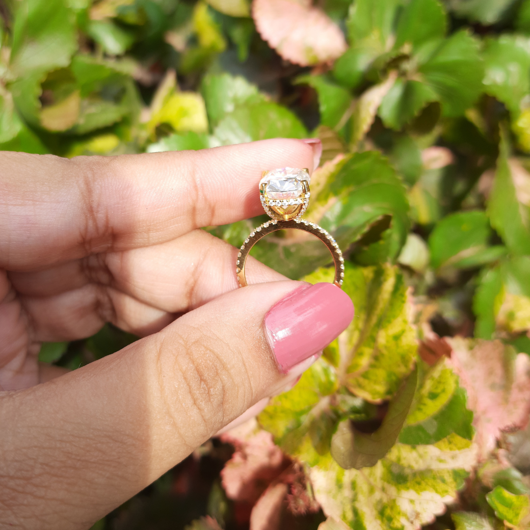 Larisa Moissanite Ring (5.12 CT)