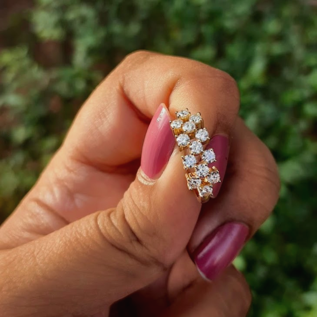 engangement diamond moisannite rings vaira