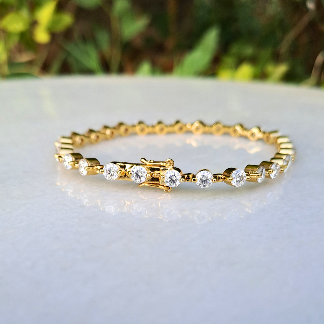Single Prong Tennis Bracelet (3.9 to 5ct)