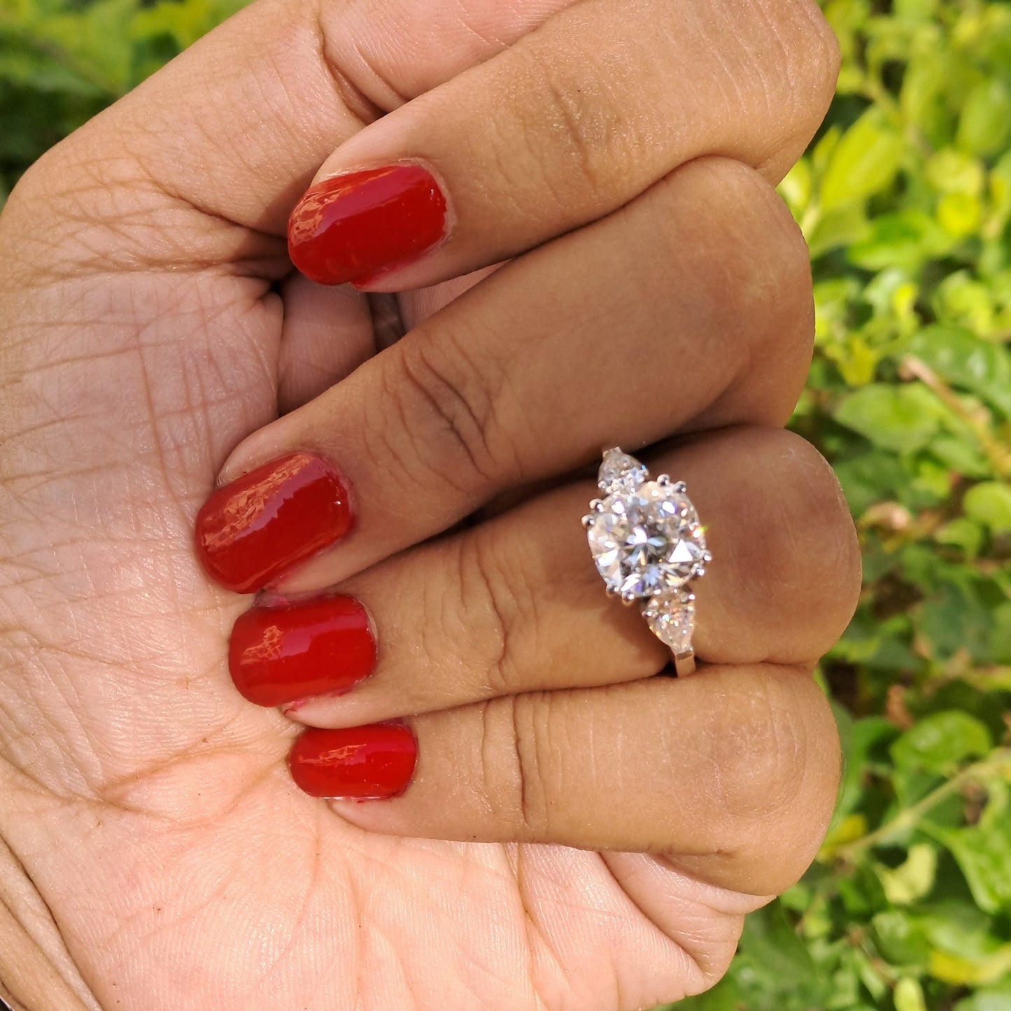 Richa Threestone Ring