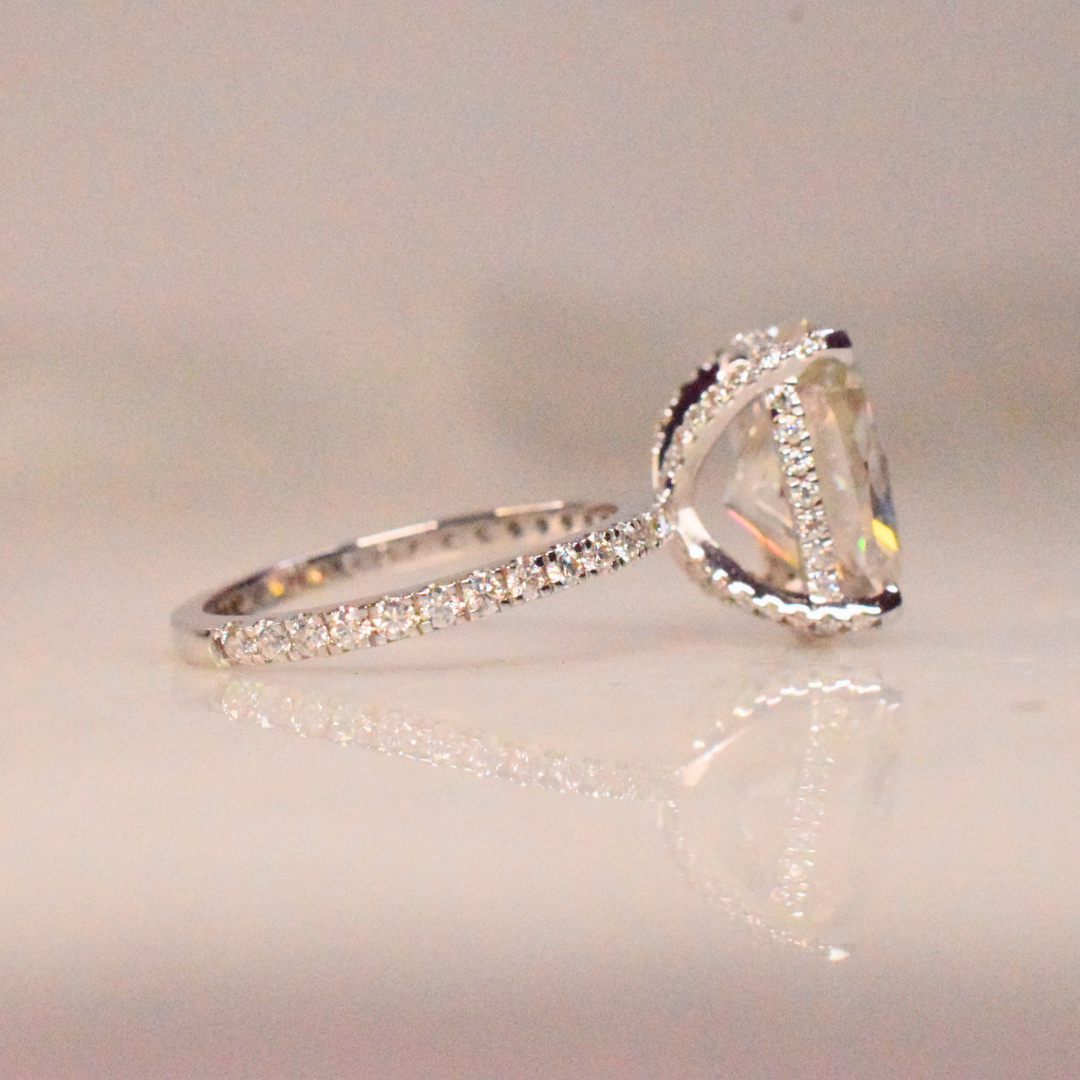 Larisa Moissanite Ring (5.12 CT)