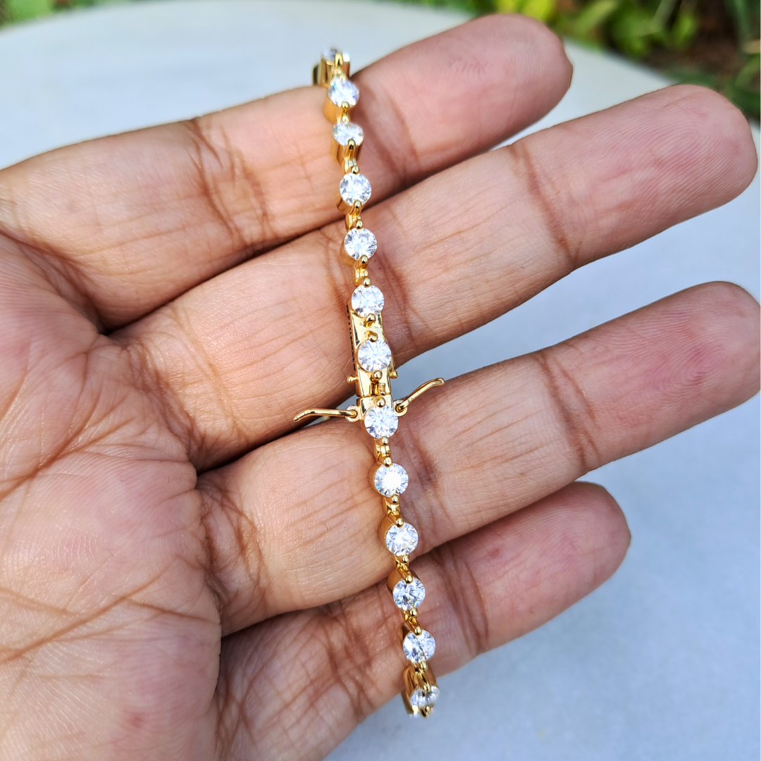 Single Prong Tennis Bracelet (3.9 to 5ct)