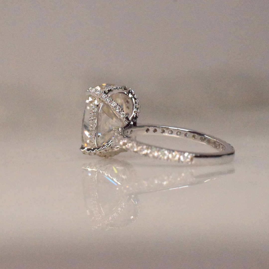 Larisa Moissanite Ring (5.12 CT)