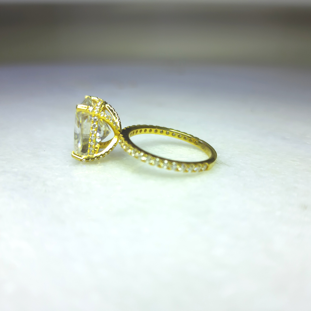 Larisa Moissanite Ring (5.12 CT)