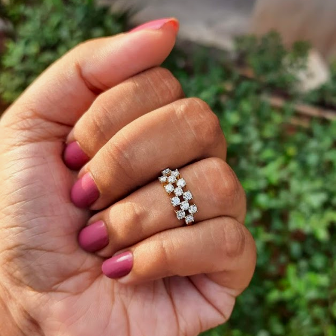 engangement diamond moisannite rings vaira