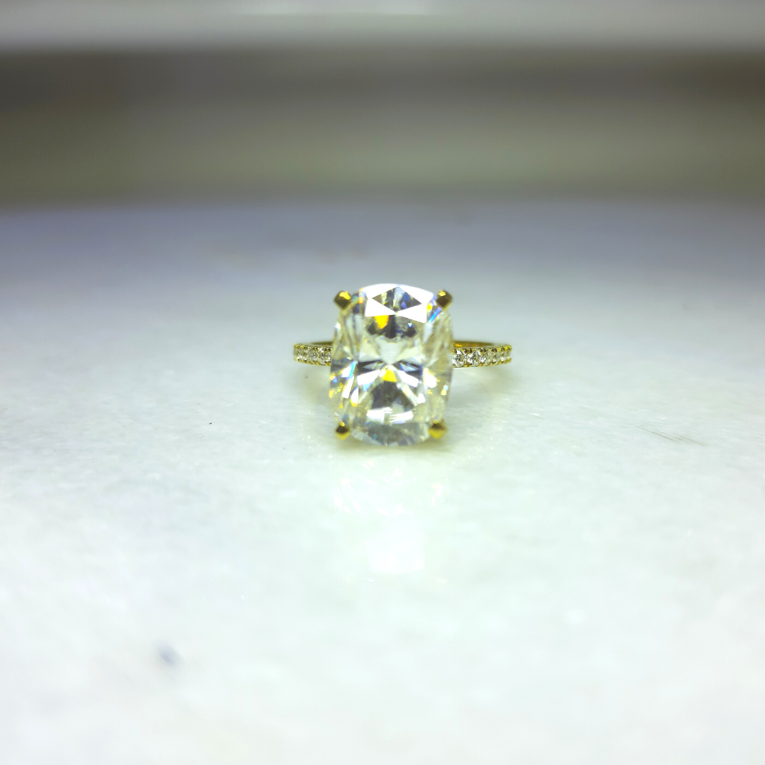 Larisa Moissanite Ring (5.12 CT)