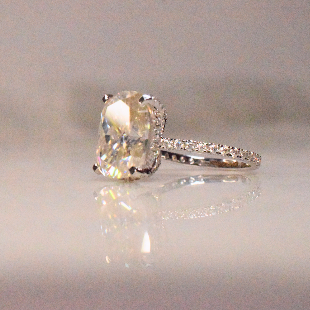 Larisa Moissanite Ring (5.12 CT)