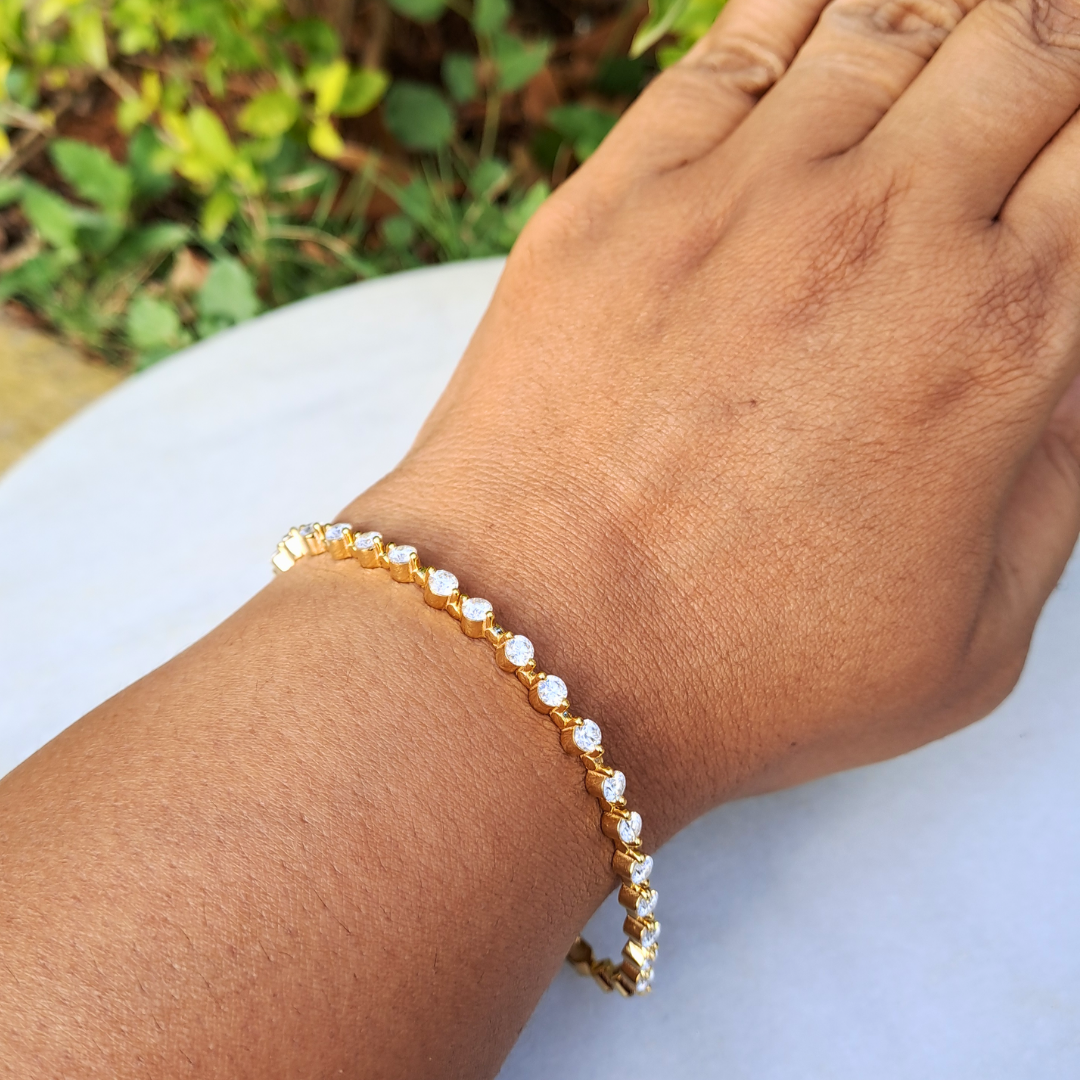 Single Prong Tennis Bracelet (3.9 to 5ct)
