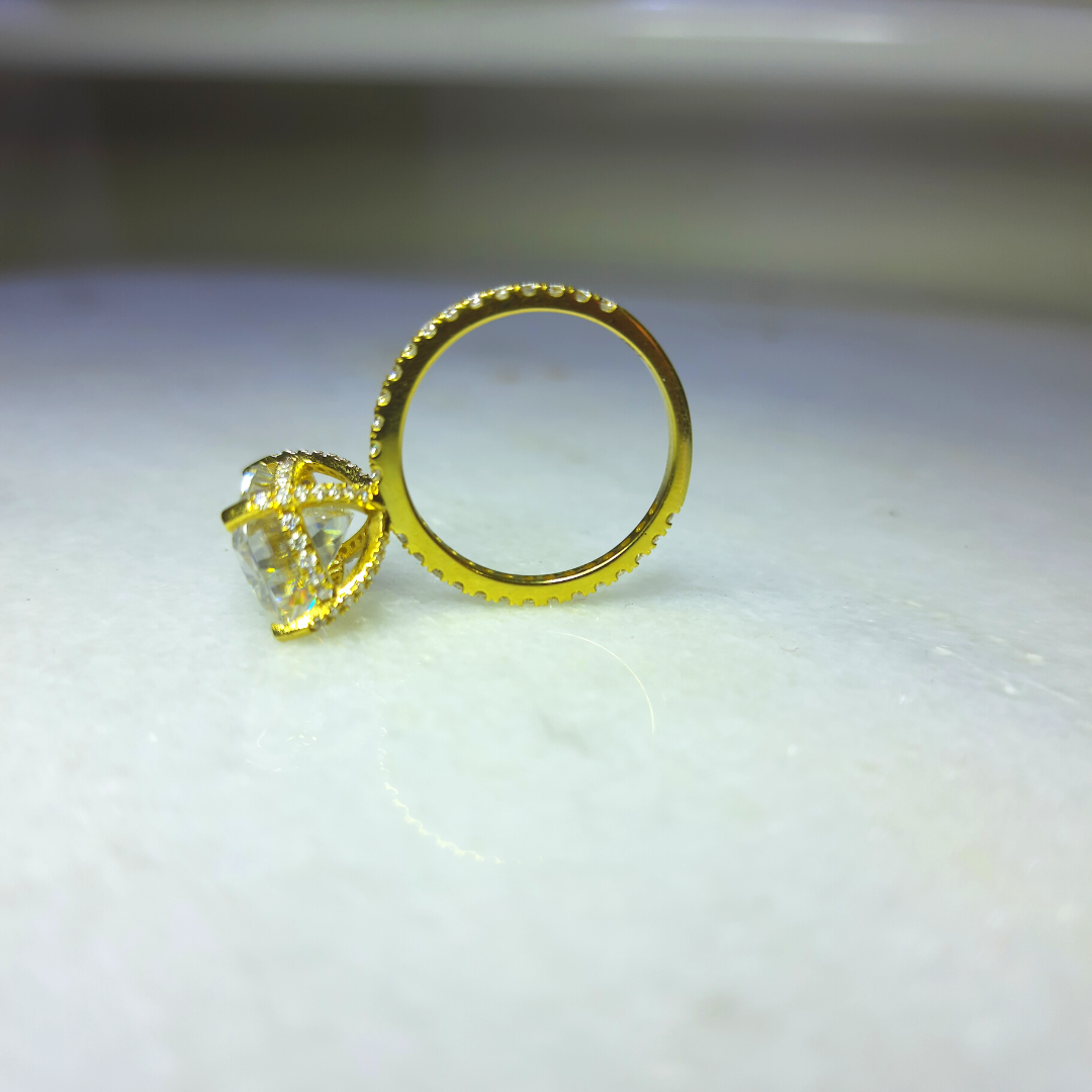Larisa Moissanite Ring (5.12 CT)