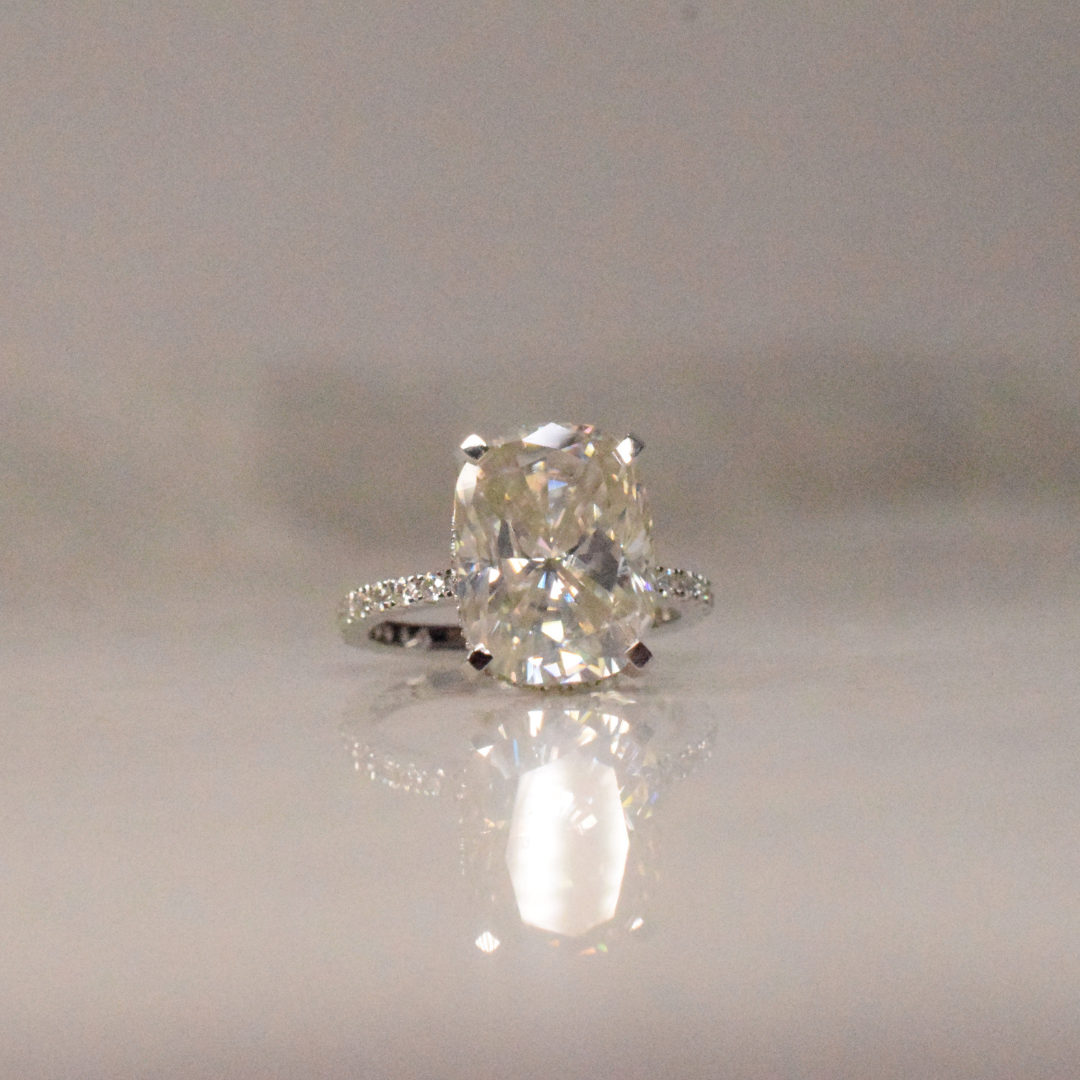 Larisa Moissanite Ring (5.12 CT)