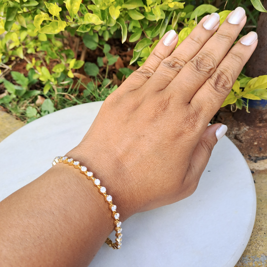 Single Prong Tennis Bracelet (3.9 to 5ct)