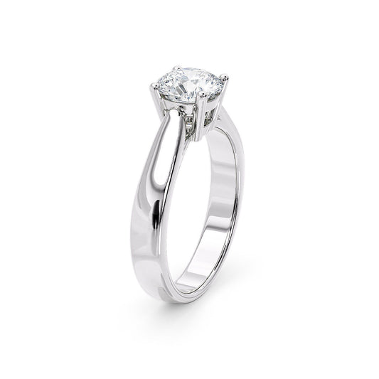 Four Prong Round Solitaire Ring 1.08 CT