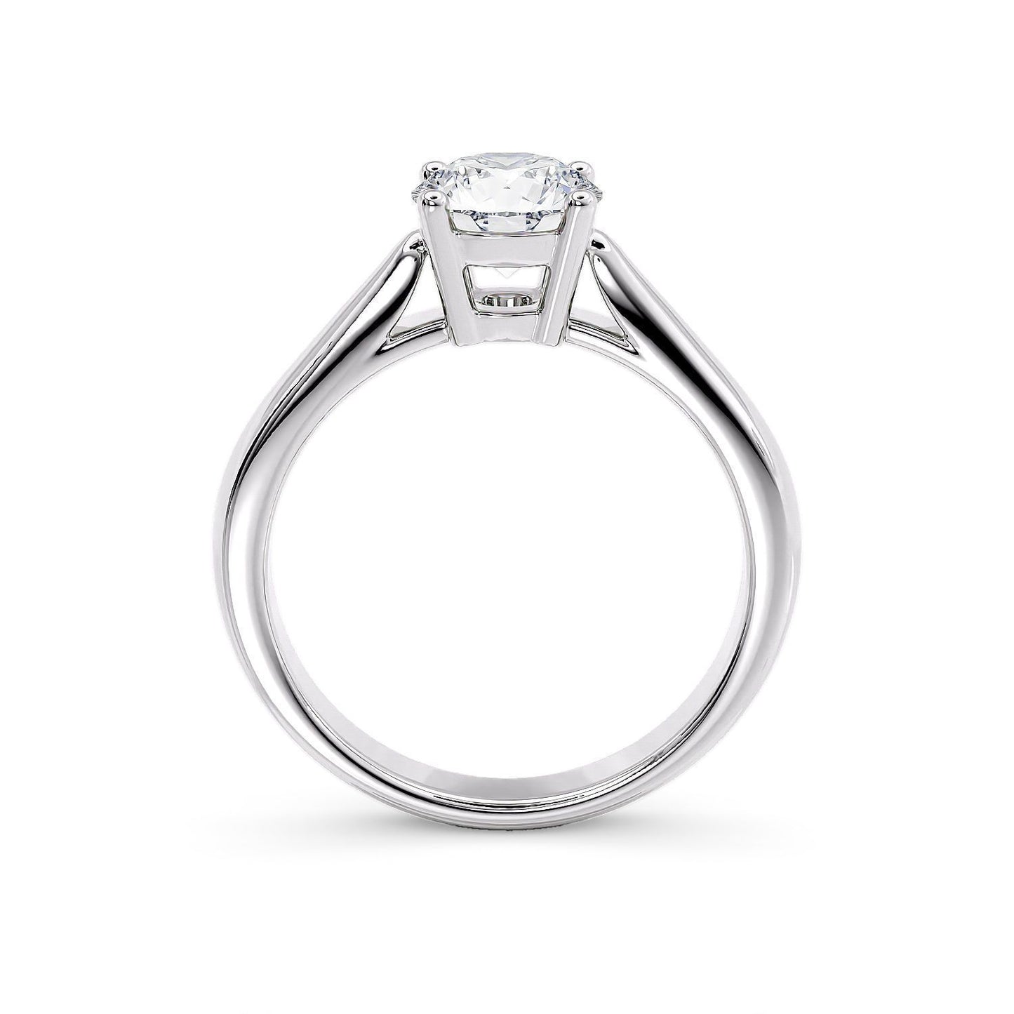 Four Prong Round Solitaire Ring 1.08 CT