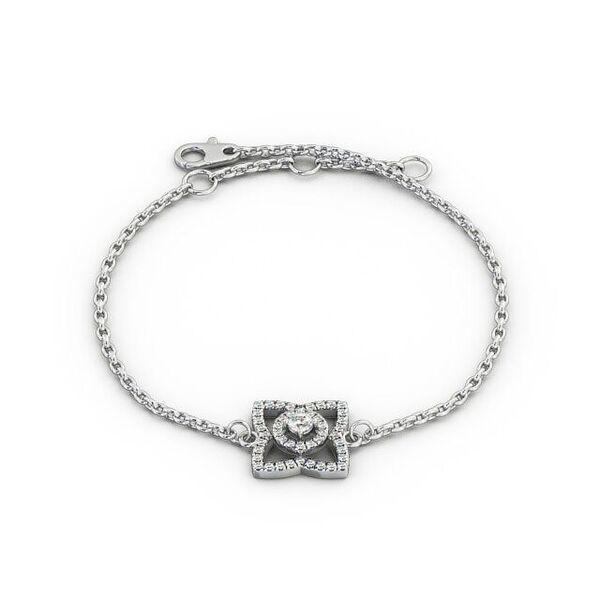 Chrysanthemum Moissanite Diamond mangalsutra