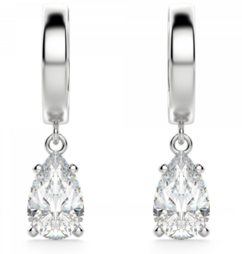 Pear Drops Brilliant Cut Solitaire Earring 1 to 10 CT