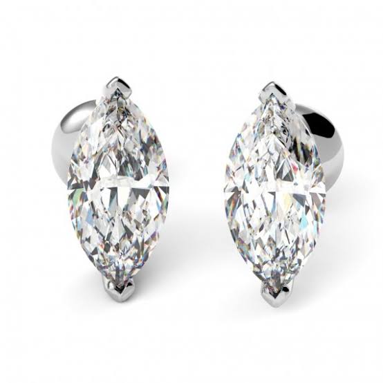Marquise Brilliant Cut Solitaire Earring 1 to 10 CT
