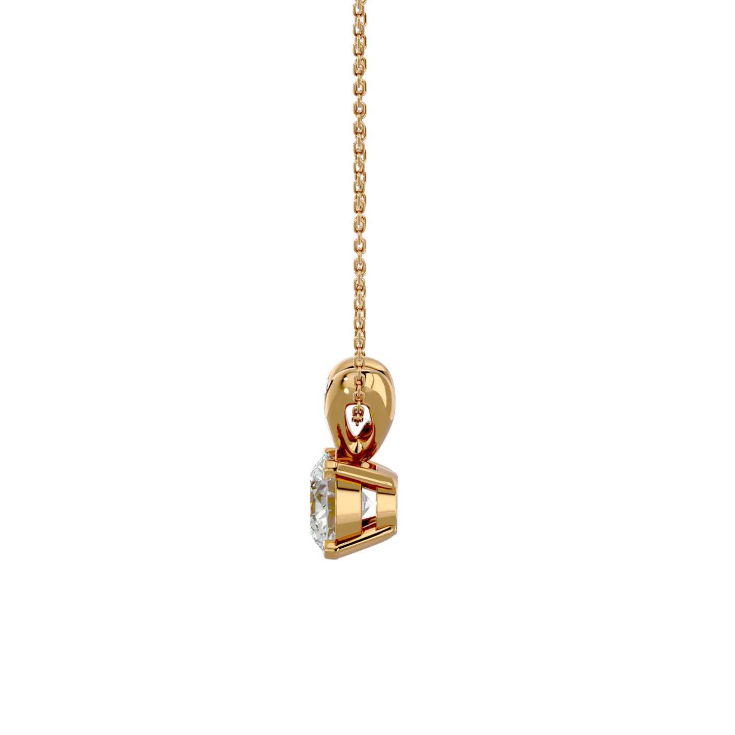 Solitaire Moissanite Pendant