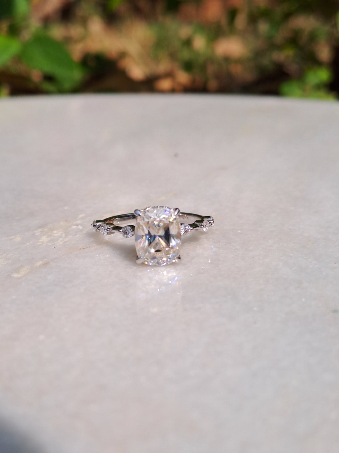 Moissanite Diamond Ring