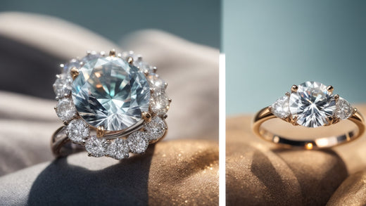 Moissanite vs. Diamond: A Sparkling Showdown