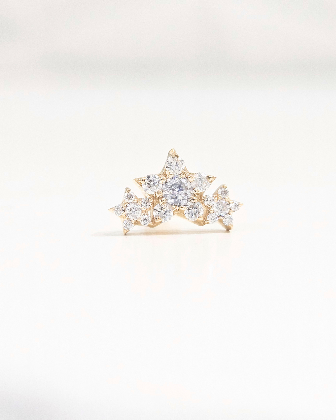 Three Star Helix Piercing Earring