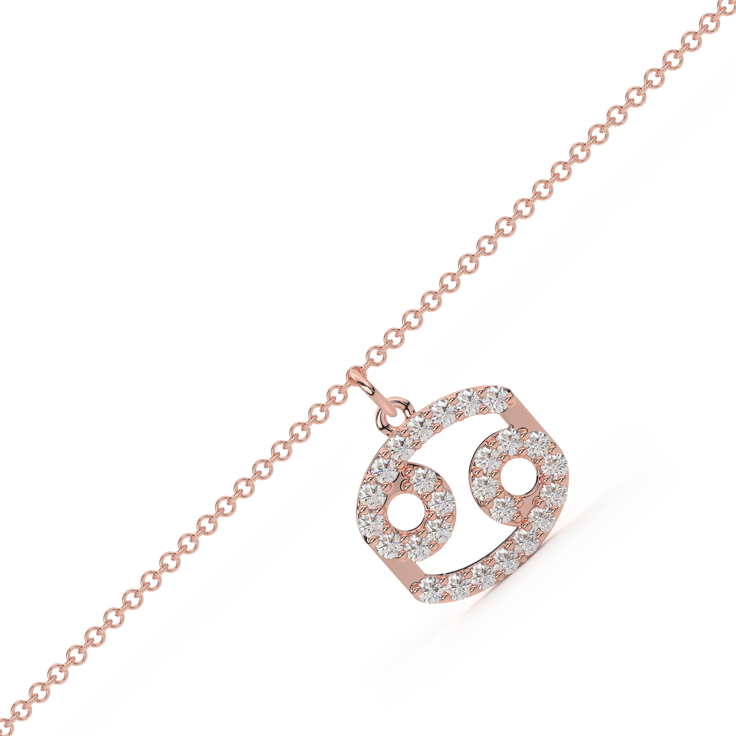 Channel the nurturing energy of Cancer with our exquisite Zodiac bracelet, crafted to reflect your emotional depth and intuition.Pair this sentimental accessory with soft, flowing fabrics and delicate jewelry for a look that embodies your Cancerian sensitivity and grace.