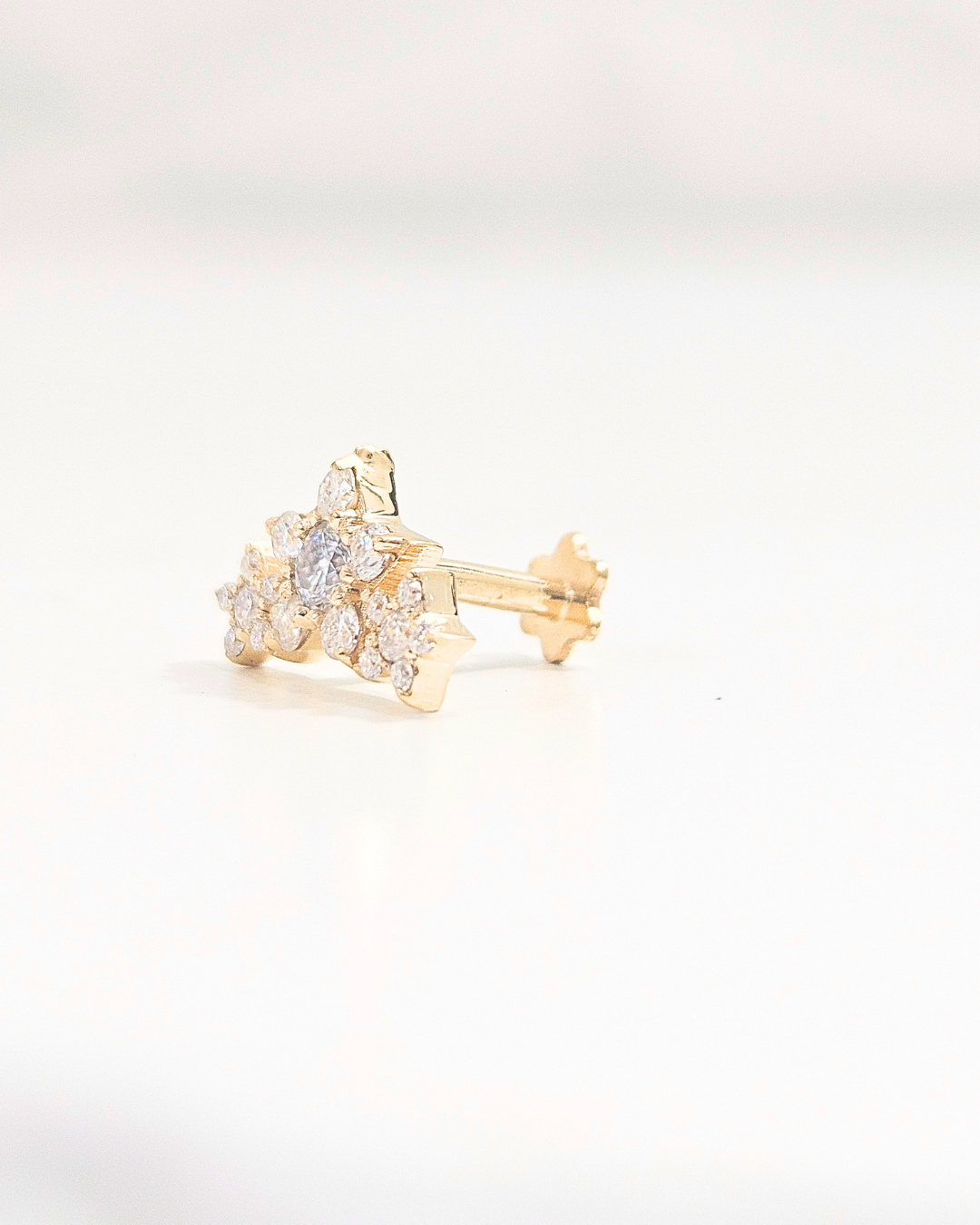 Three Star Helix Piercing Earring