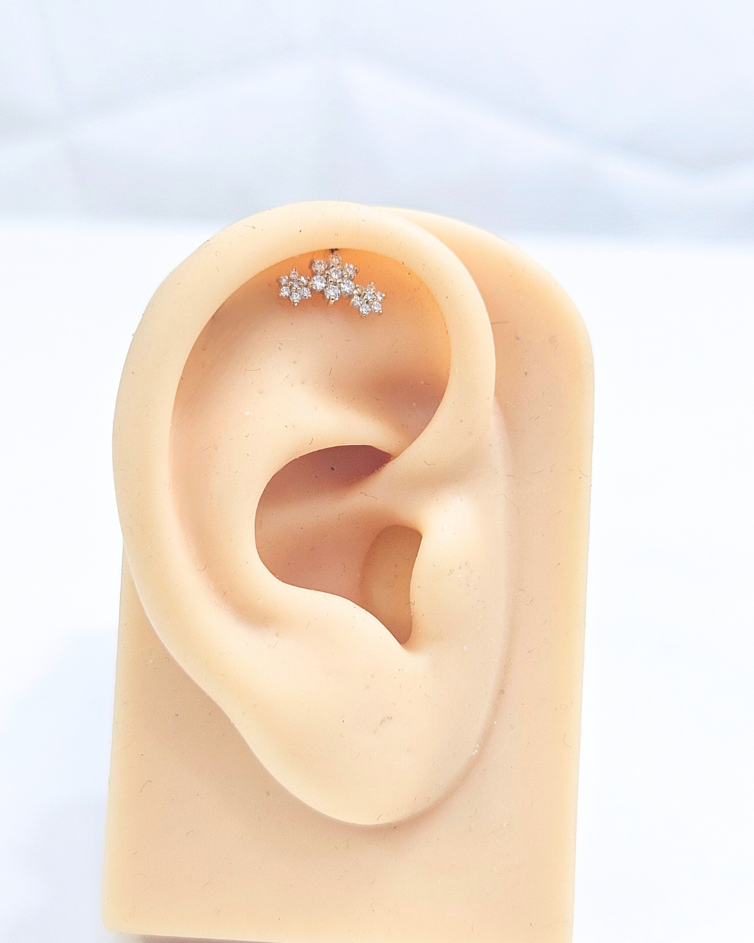 Trio Flower Bugadi Piercing Earring