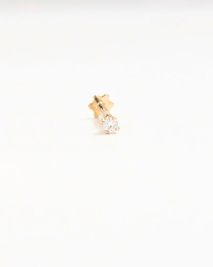 Tiny Round Stud Piercing Earrings and Nosepin