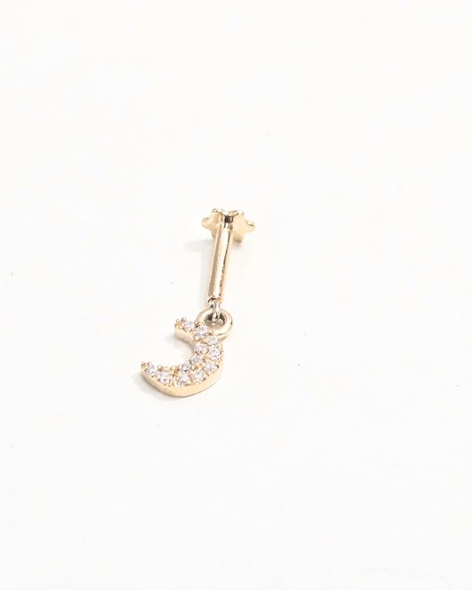 Moon Bugadi Piercing Earring